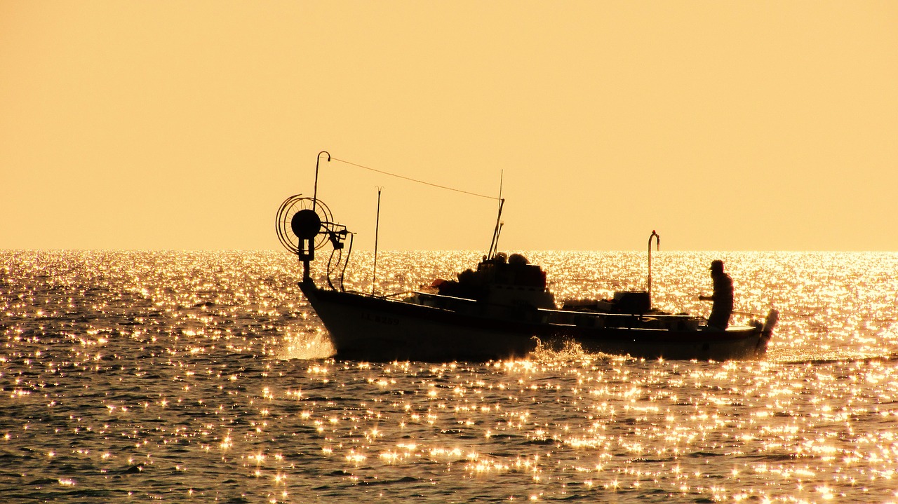 cyprus ayia napa fishing boat free photo