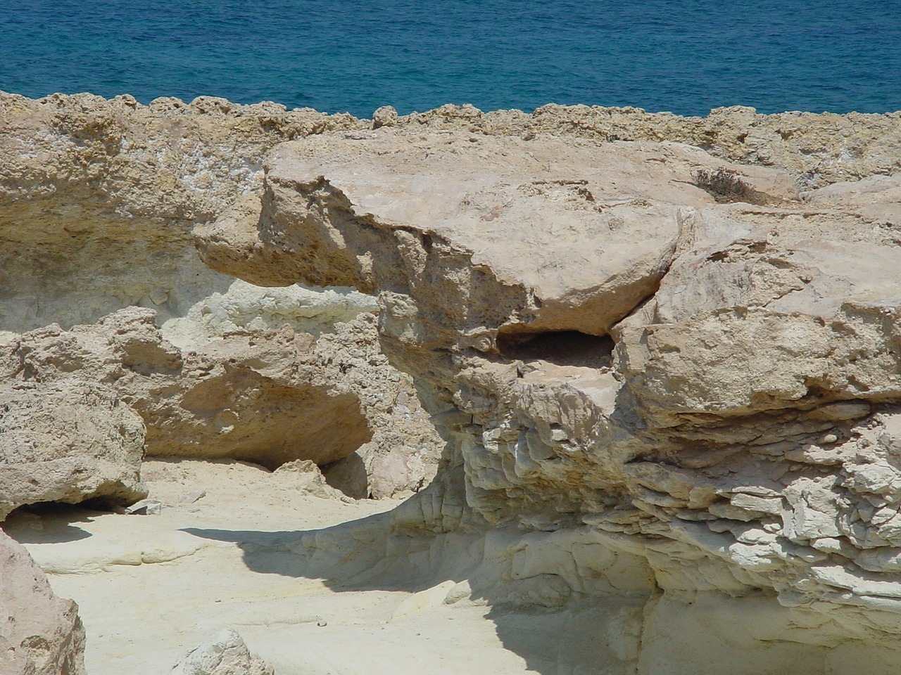 cyprus rocks mediterranean free photo