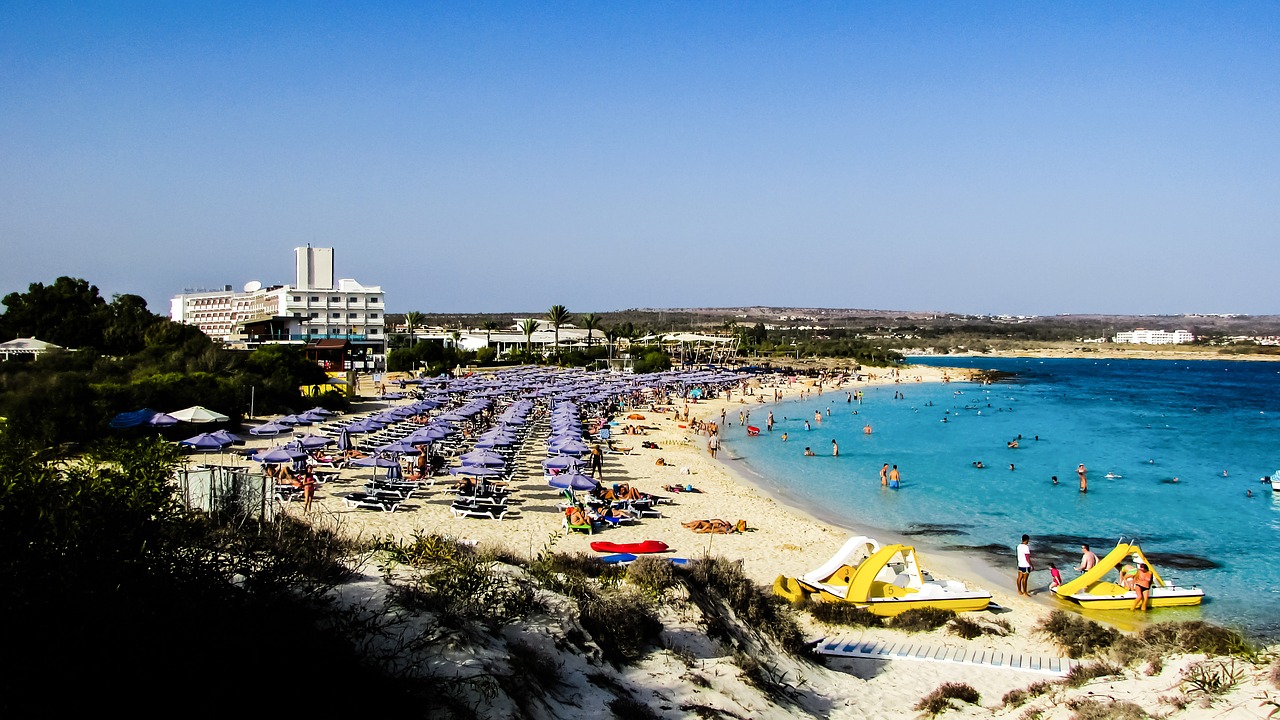 cyprus ayia napa makronissos beach free photo