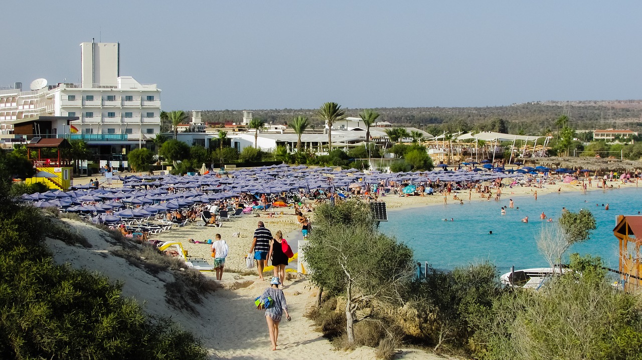 cyprus ayia napa makronissos beach free photo