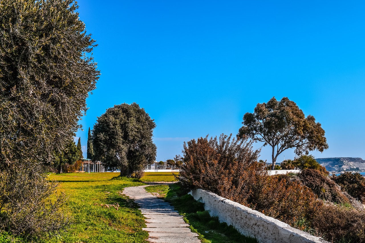 cyprus governor's beach coastal path free photo