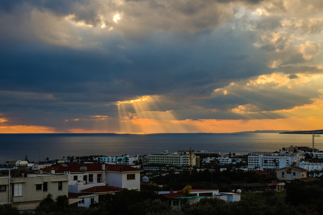 cyprus ayia napa town view free photo