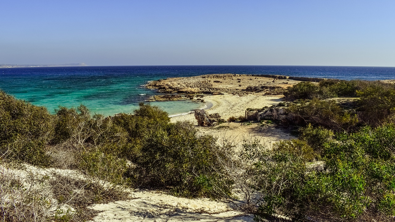 cyprus ayia napa makronissos beach free photo