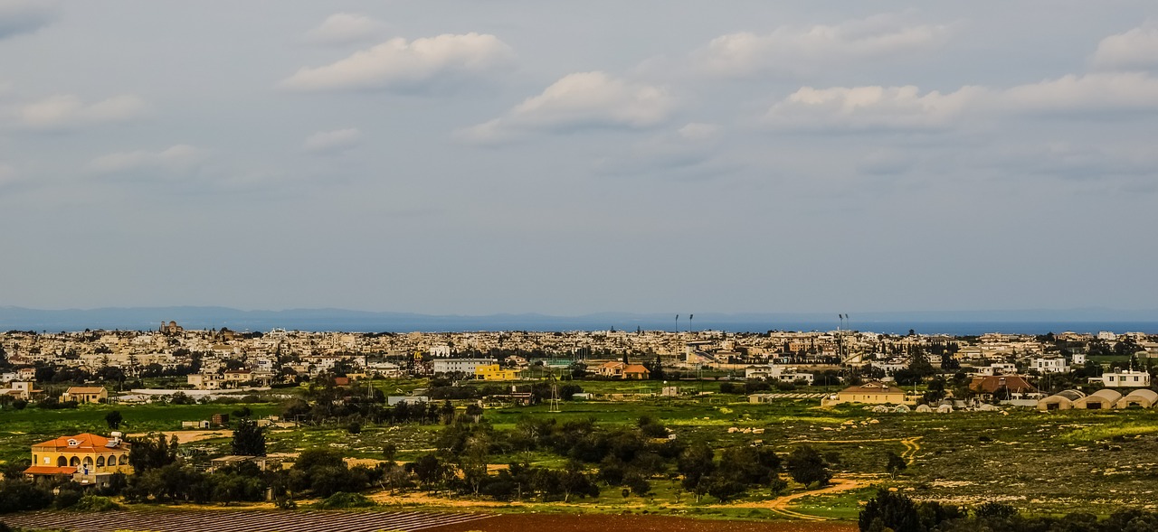 cyprus paralimni town free photo