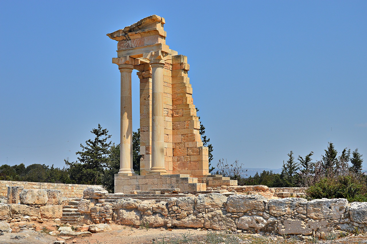 cyprus the sanctuary of apollo hylates places of interest free photo