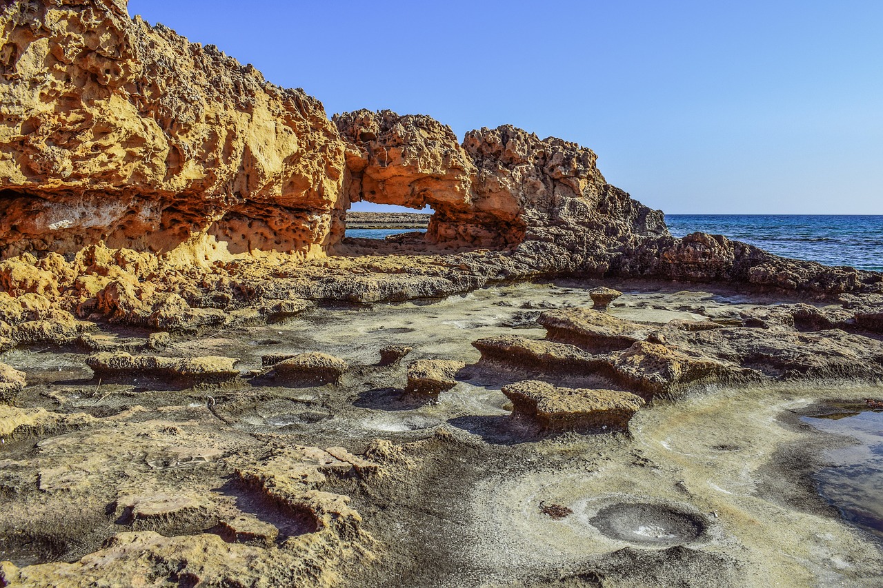 cyprus ayia napa rock free photo