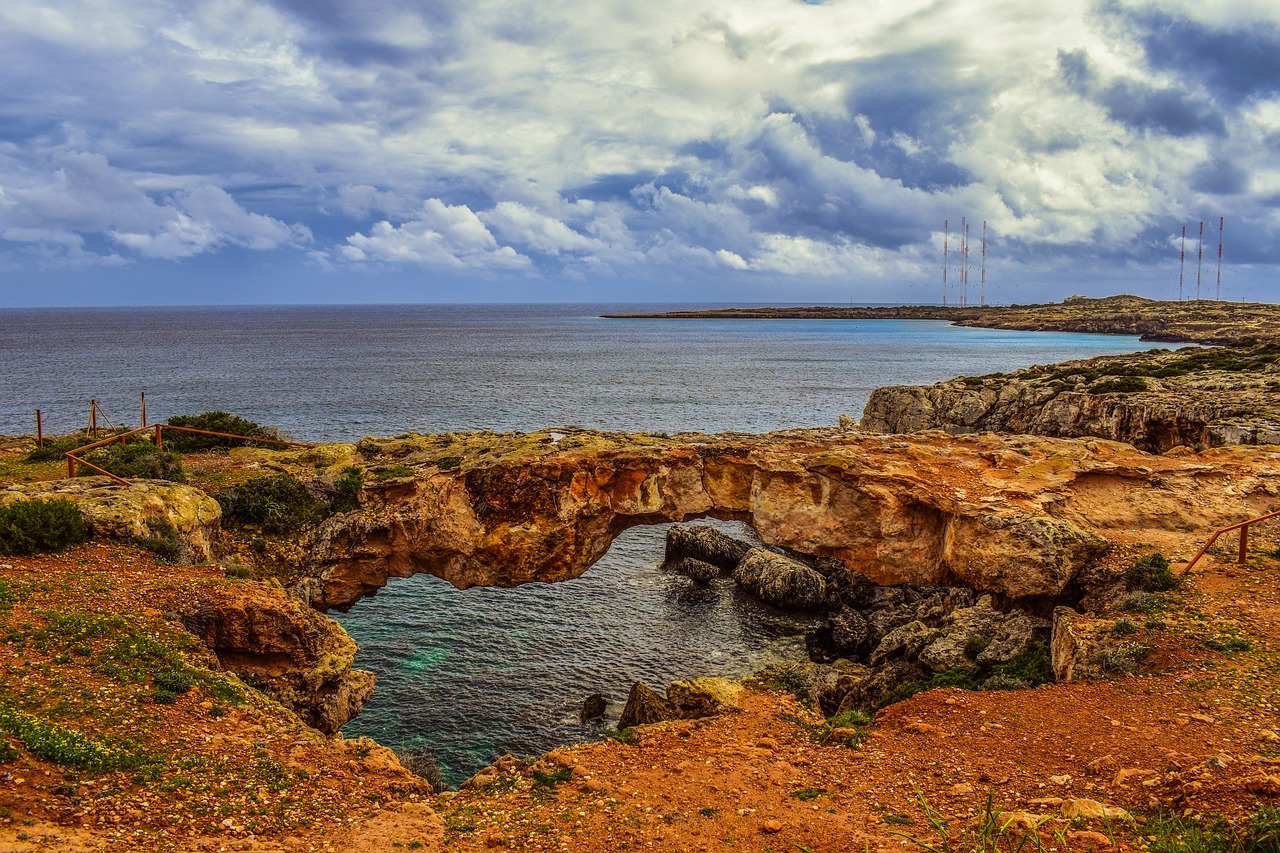 cyprus cavo greko korakas bridge free photo