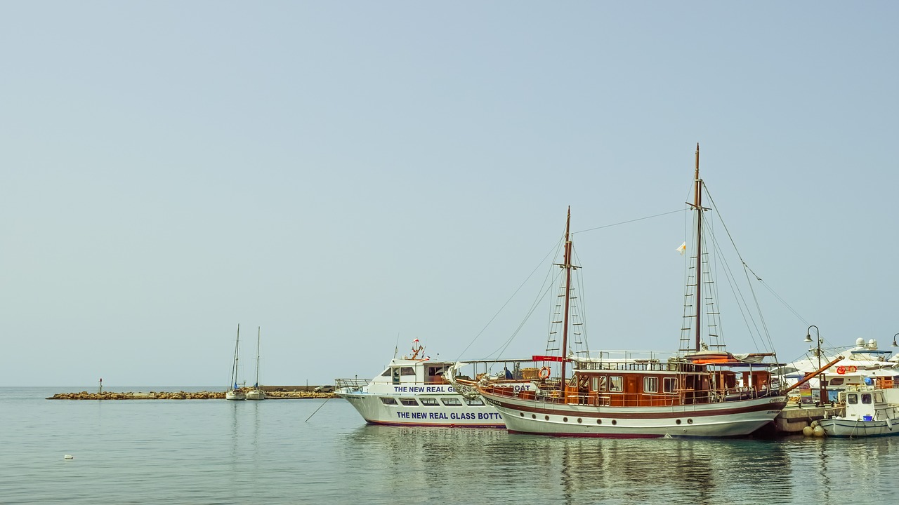 cyprus paphos harbor free photo