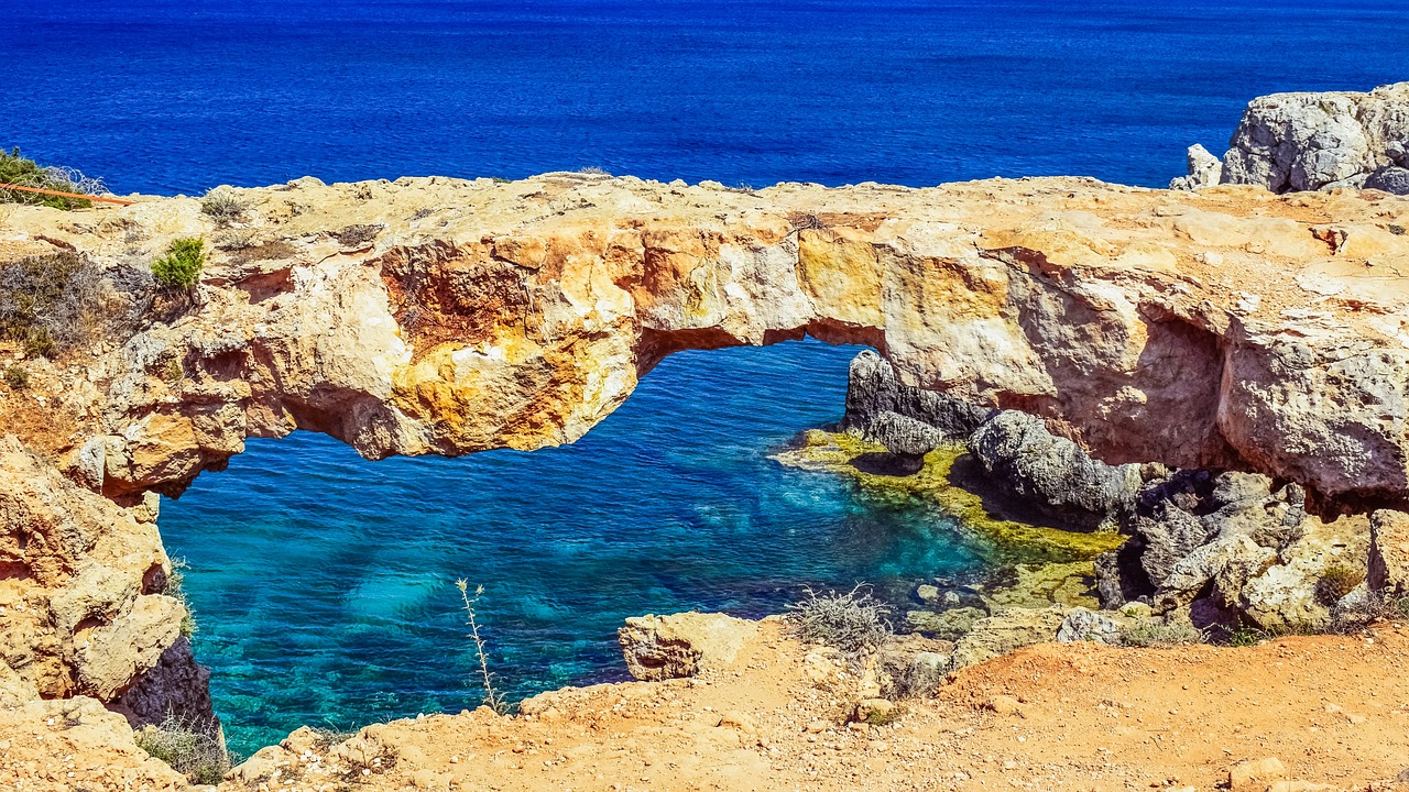 cyprus cavo greko korakas bridge free photo