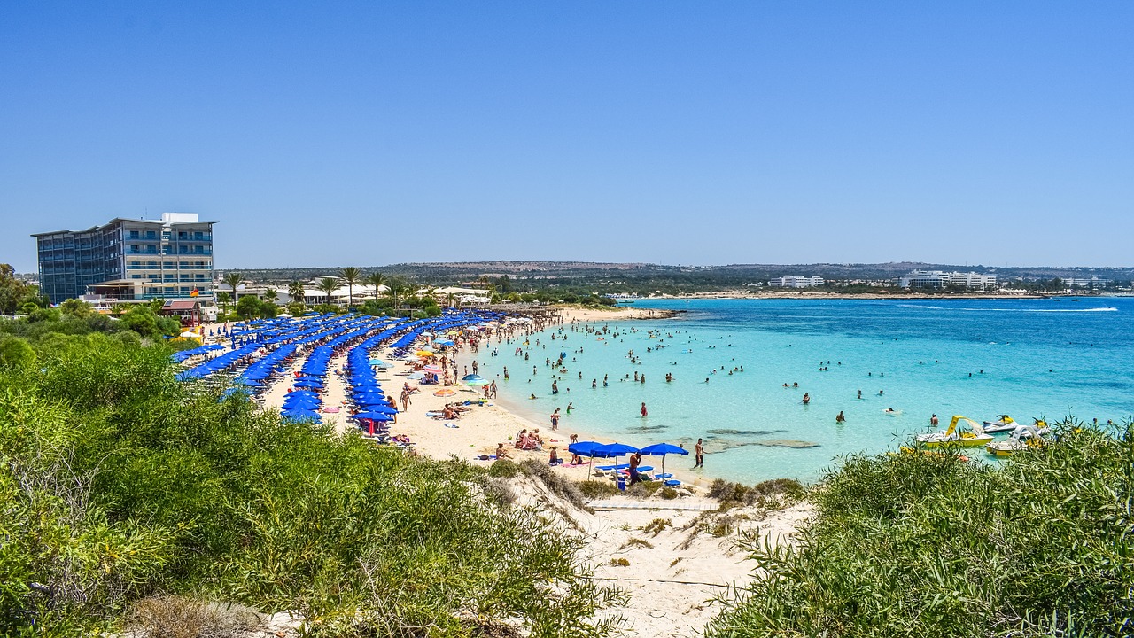 cyprus ayia napa makronissos beach free photo