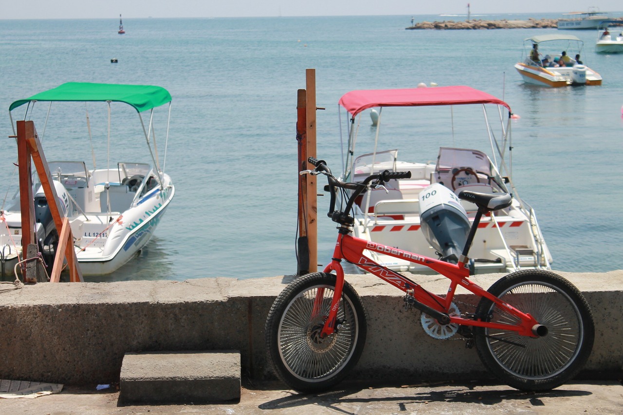 cyprus port bike free photo
