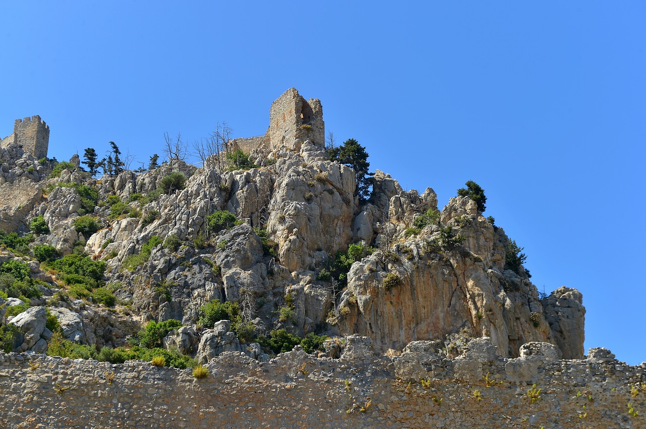 cyprus castle landscape free photo