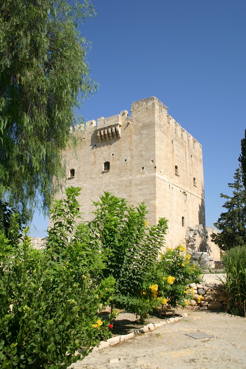 cyprus kolossi castle historic free photo