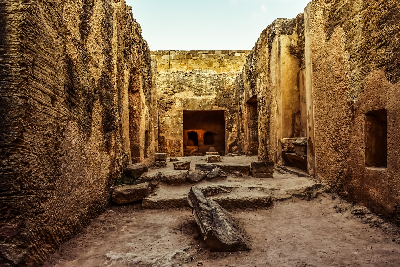 cyprus paphos tombs of the kings free photo