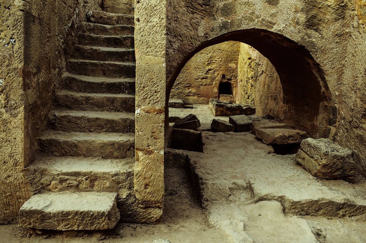 cyprus paphos tombs of the kings free photo