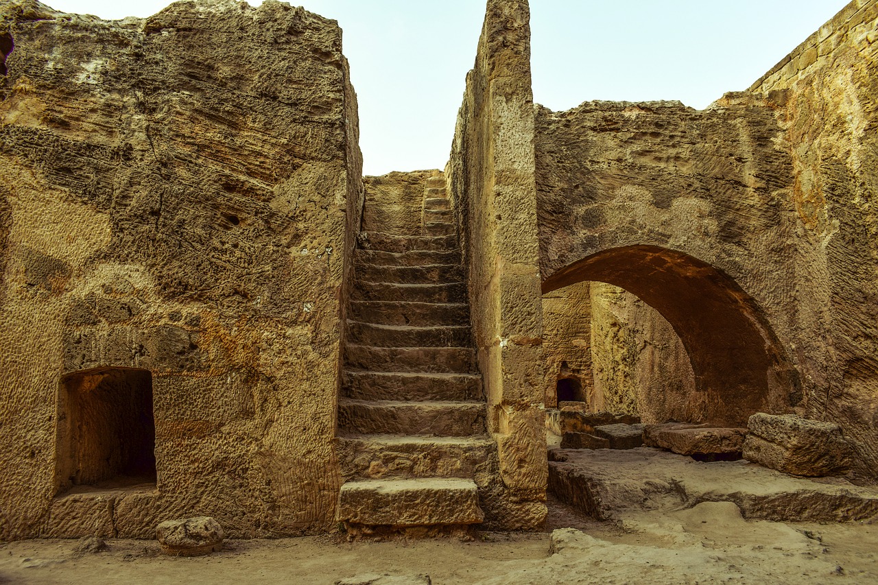 cyprus paphos tombs of the kings free photo