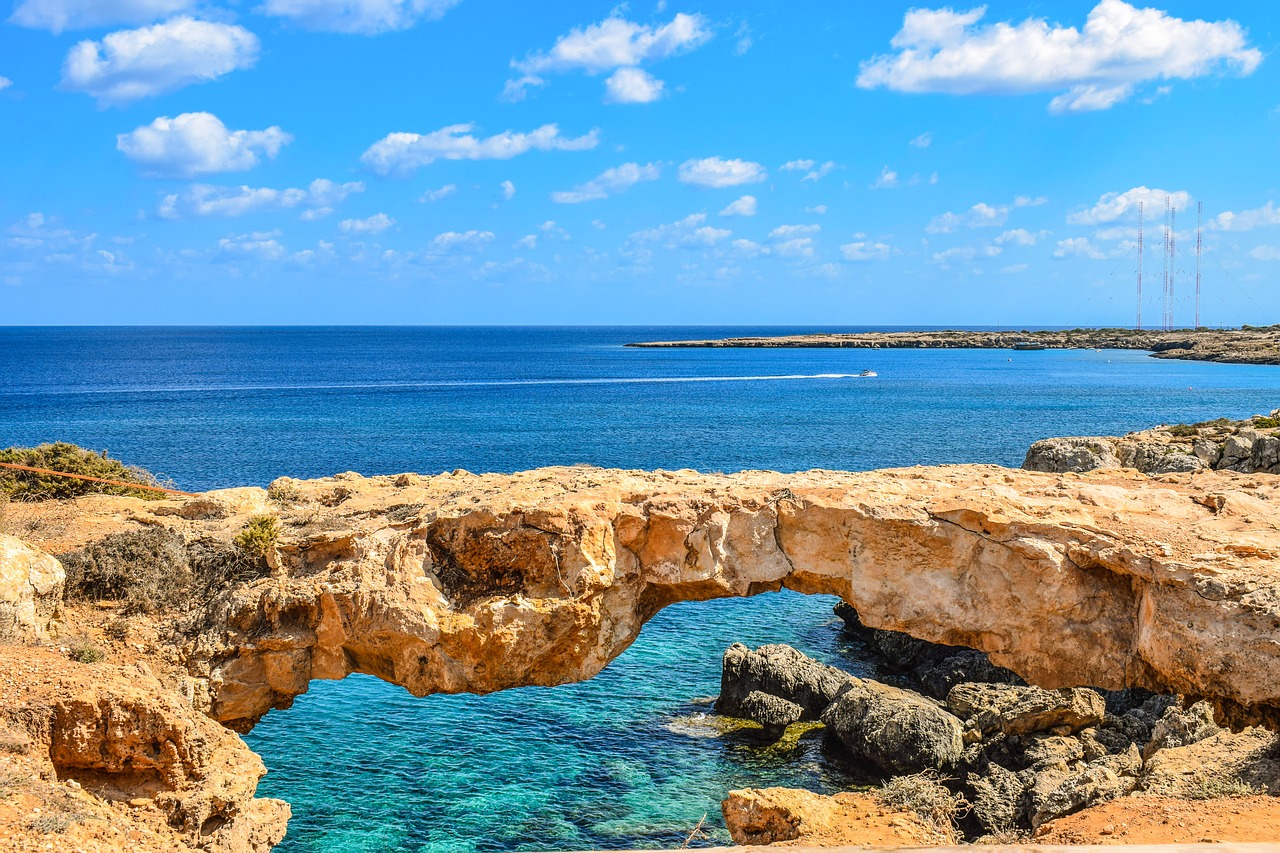 cyprus cavo greko korakas bridge free photo