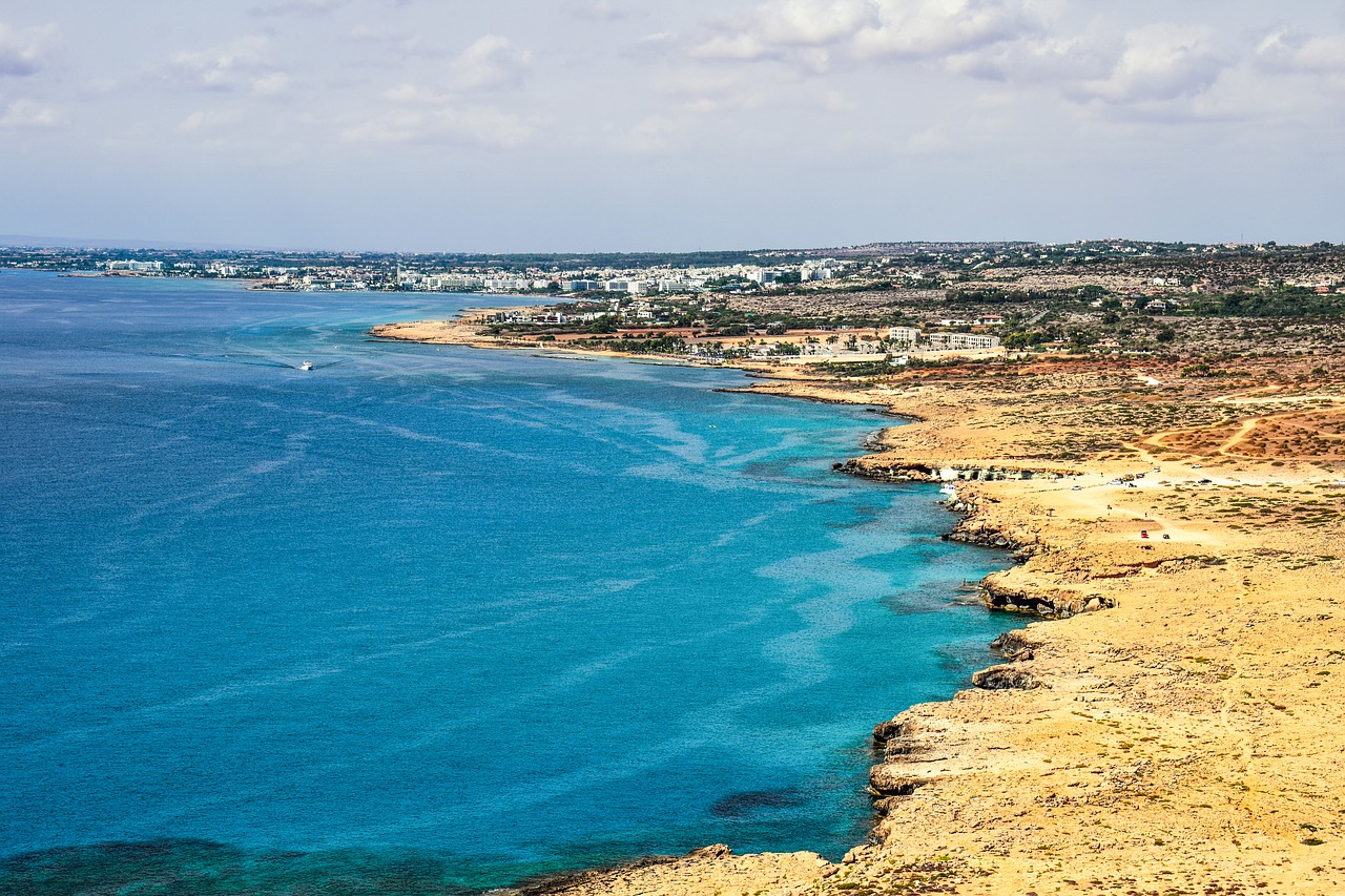 cyprus ayia napa aerial view free photo