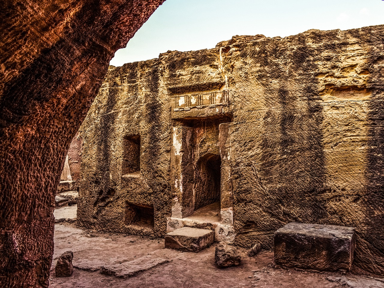 cyprus paphos tombs of the kings free photo