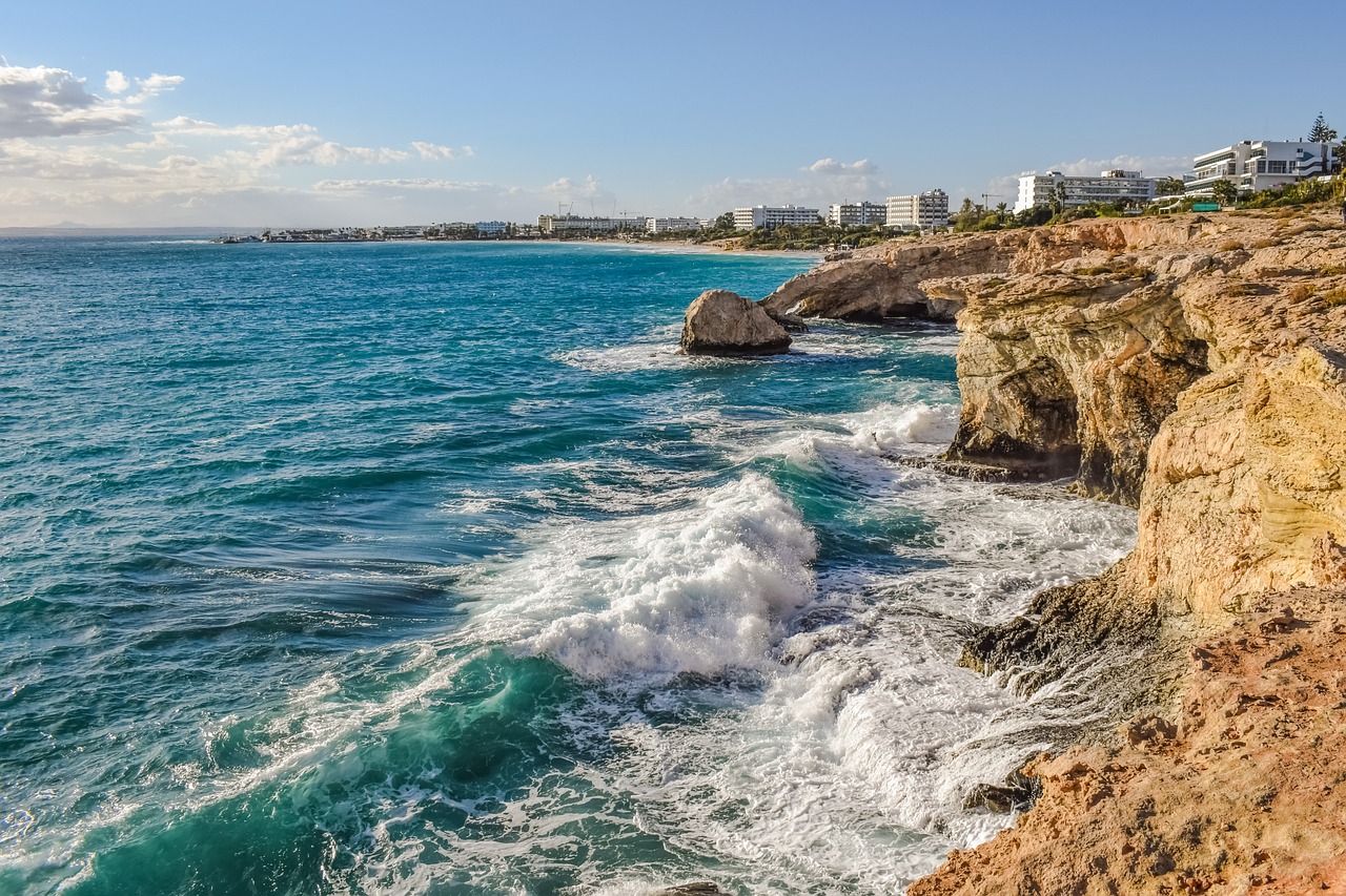 cyprus ayia napa coastline free photo