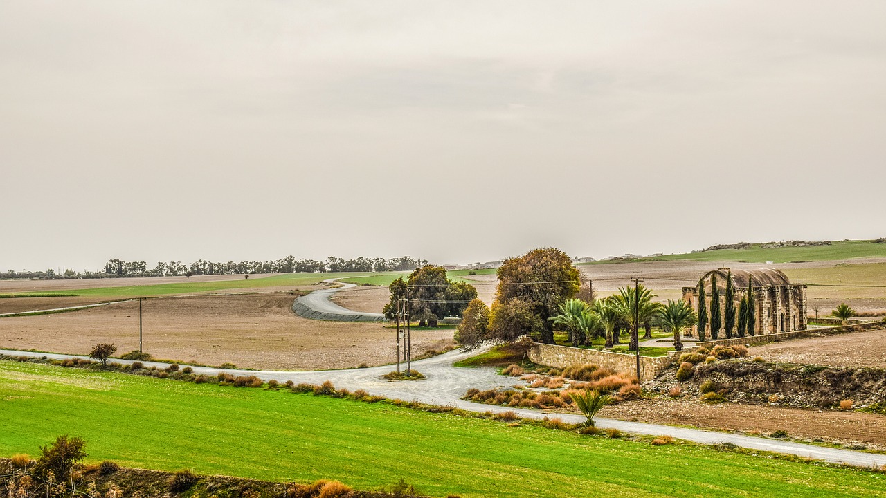 cyprus tersefanou landscape free photo