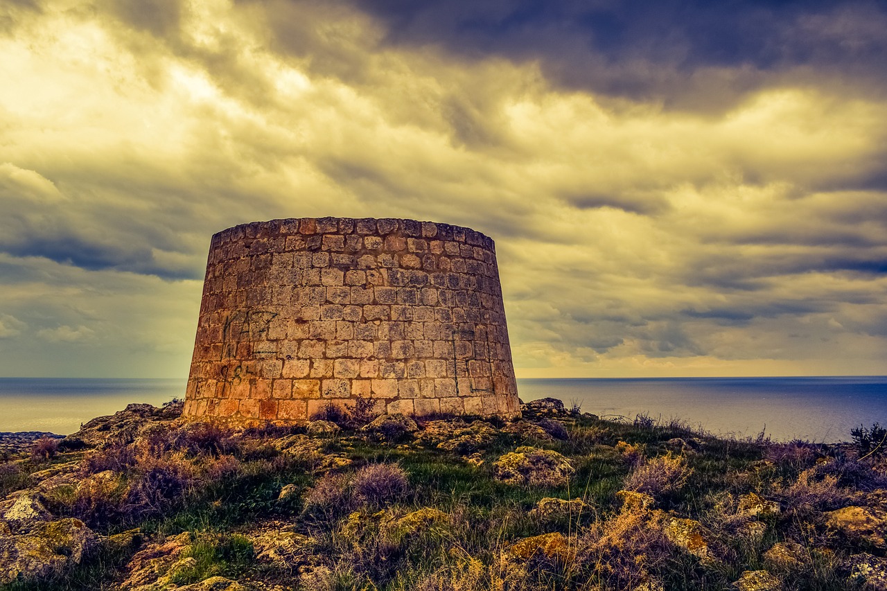 cyprus xylofagou watchtower free photo