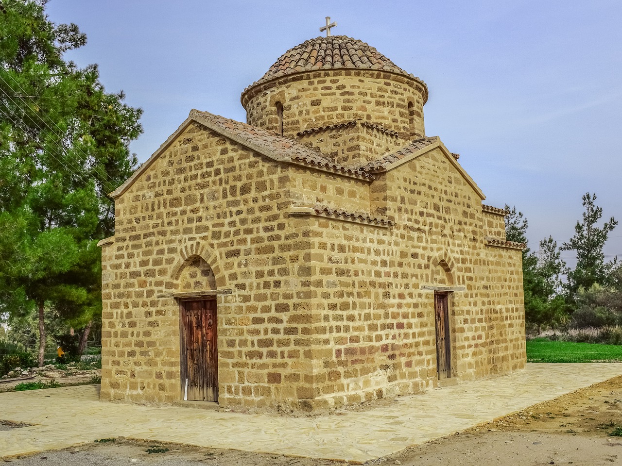 cyprus potamia church free photo