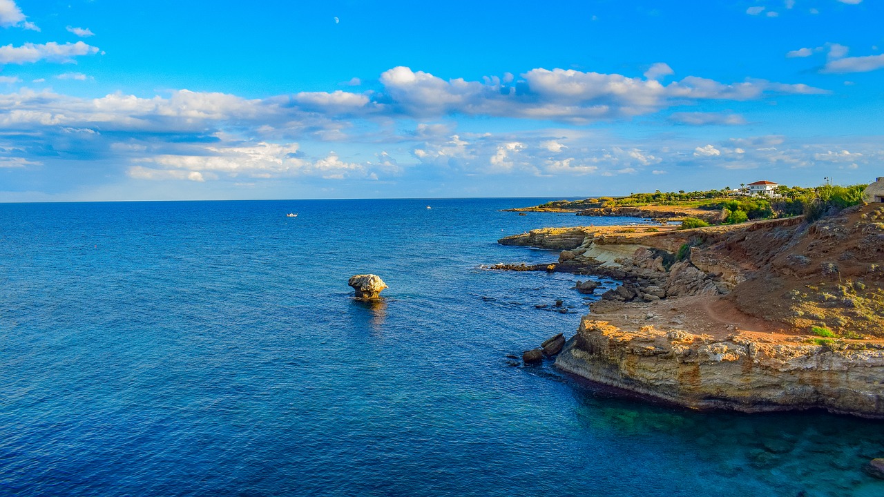 cyprus kapparis sea free photo