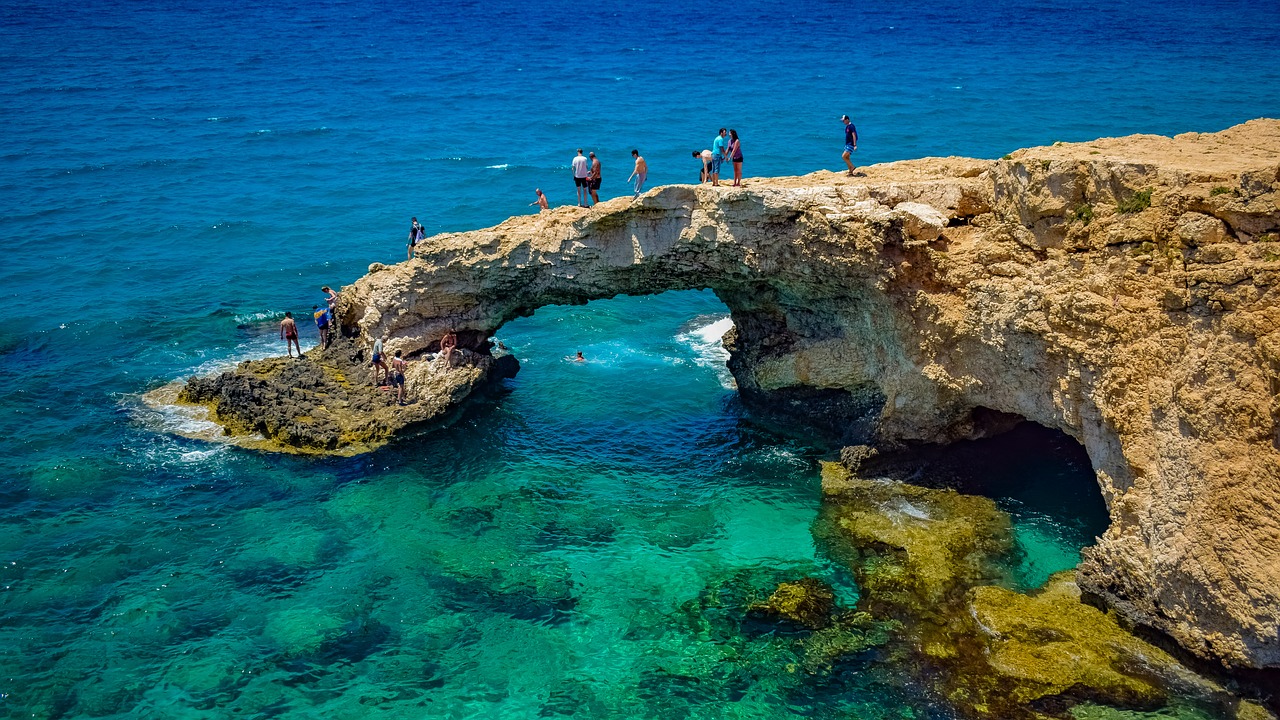 cyprus  ayia napa  lover's bridge free photo