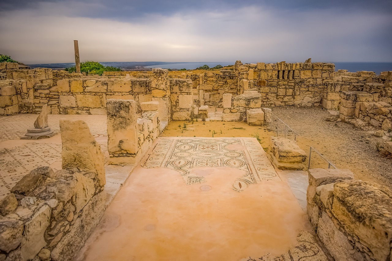 cyprus  kourion  mosaic free photo