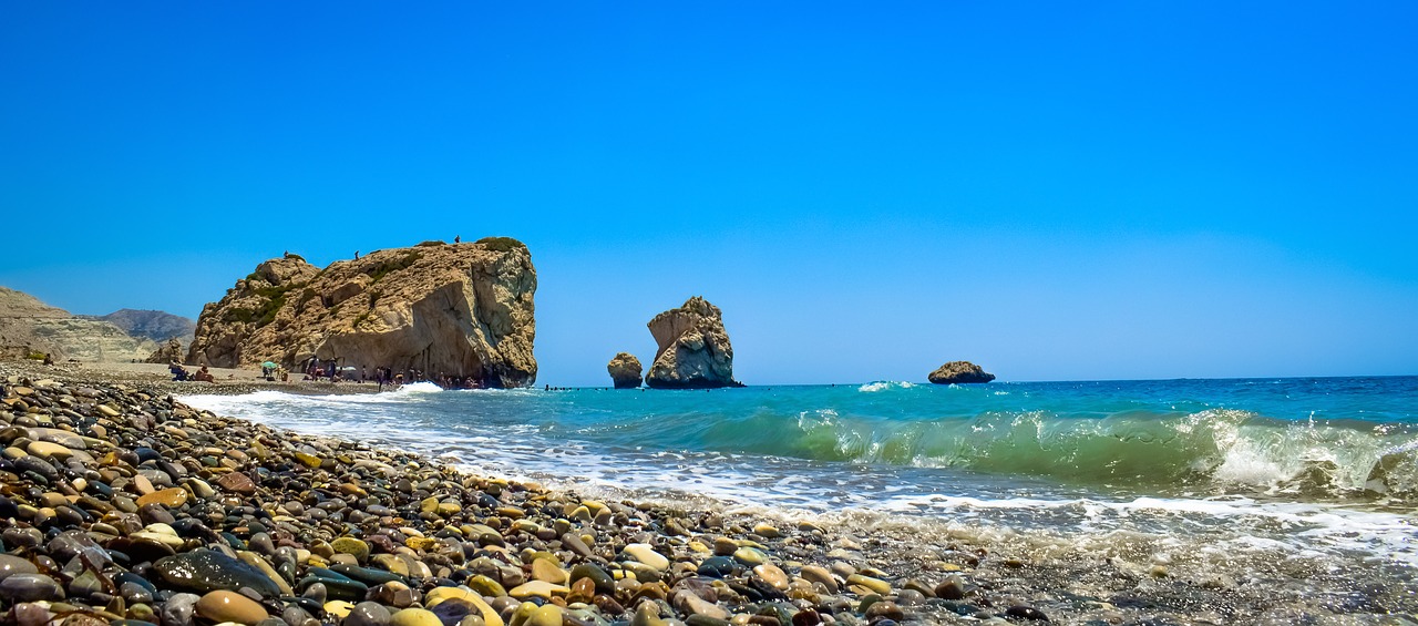 cyprus  petra tou romiou  aphrodite's rock free photo