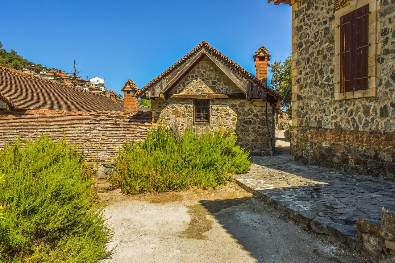 cyprus  kalopanayiotis  monastery free photo