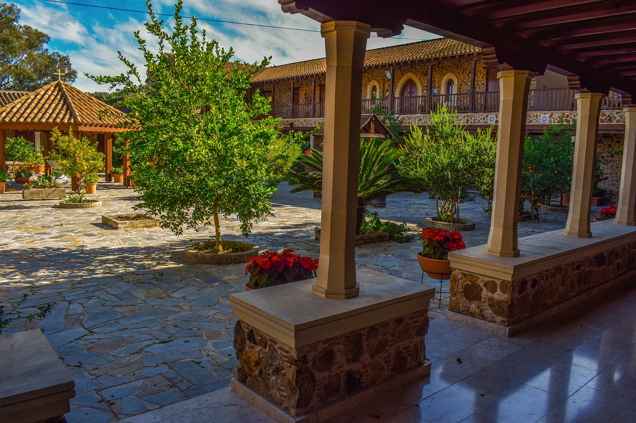cyprus  mosfiloti  monastery free photo