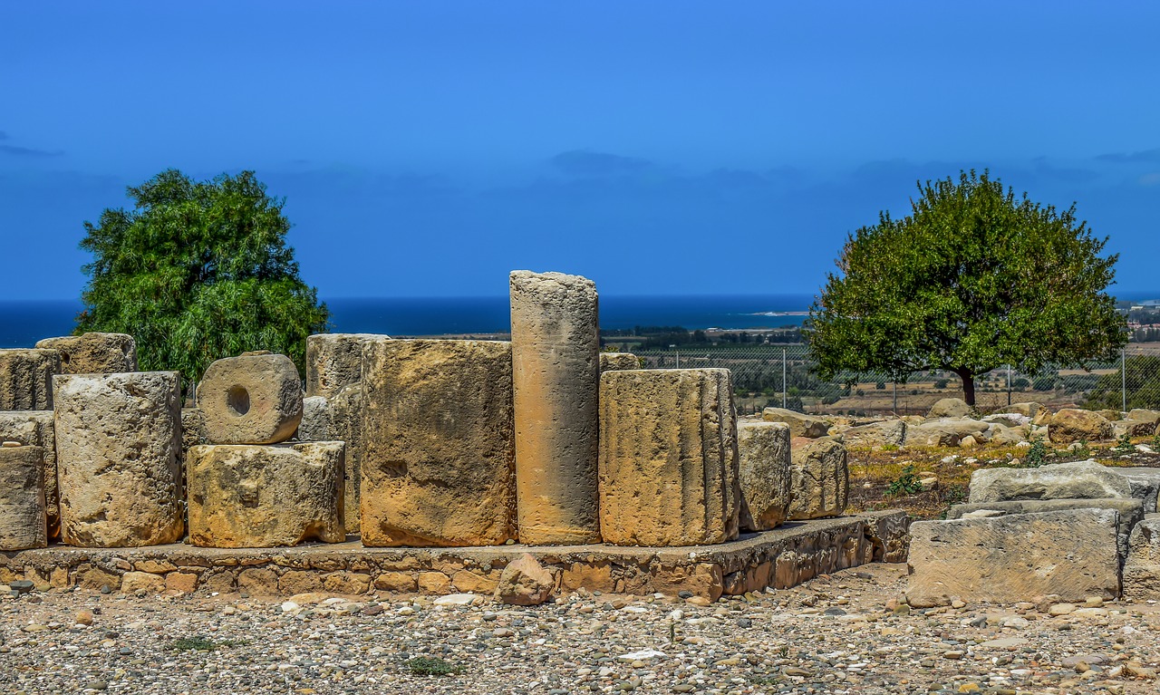 cyprus  aphrodite's sanctuary  palepaphos free photo