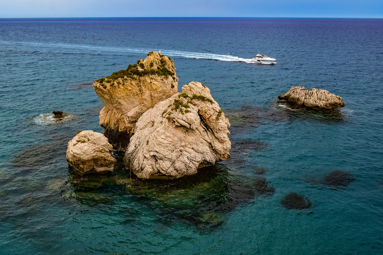 cyprus  aphrodite's rock  rock free photo