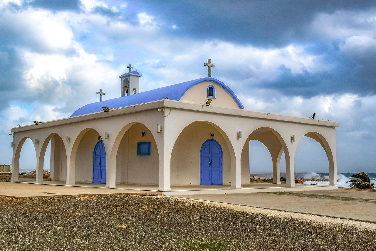 cyprus  ayia thekla  church free photo