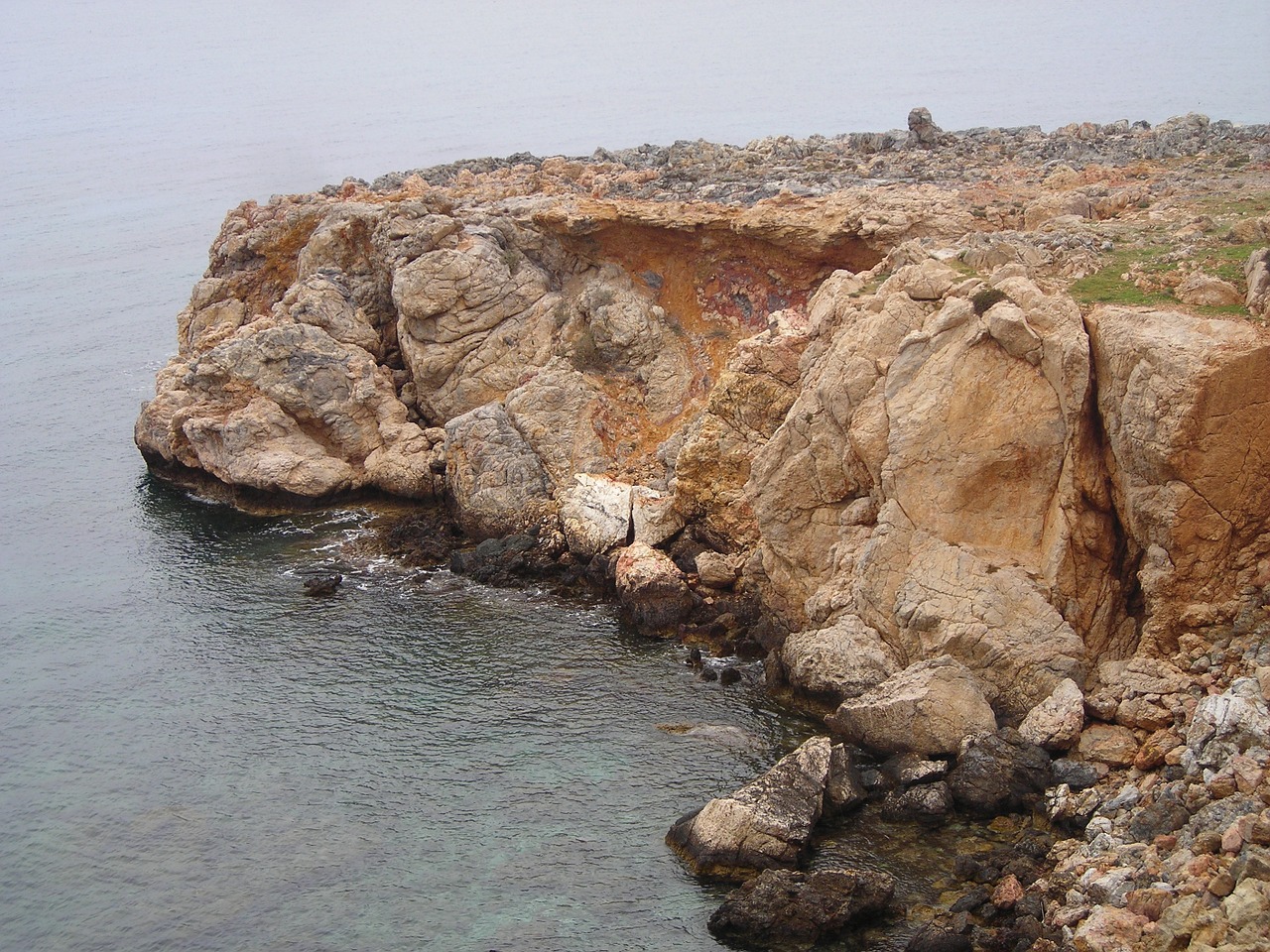 cyprus rocky coast coast free photo