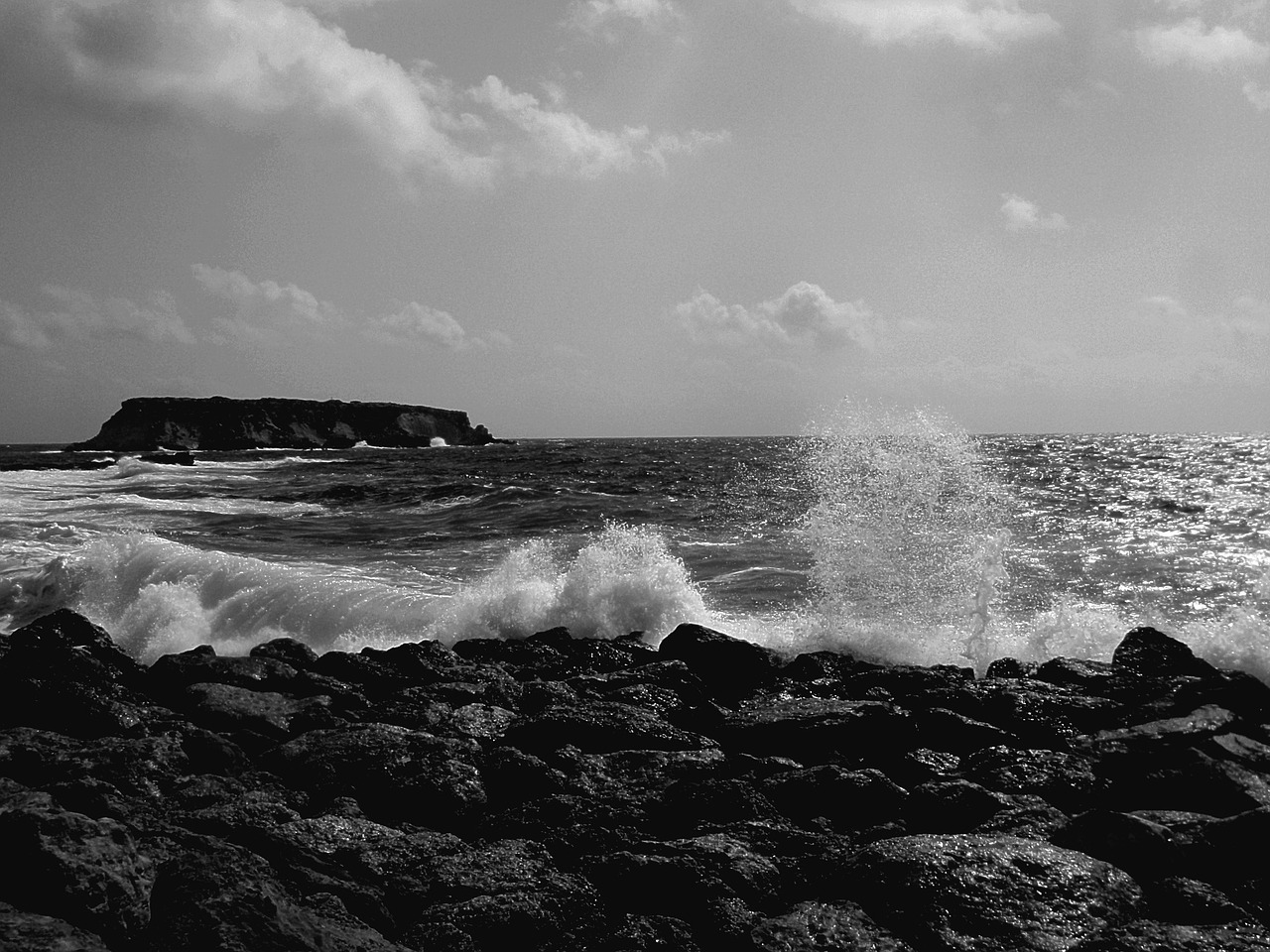 cyprus island wave free photo