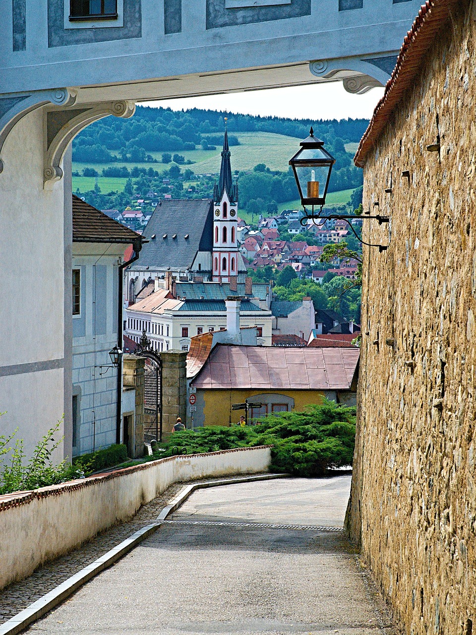 czech krumlov wall free photo