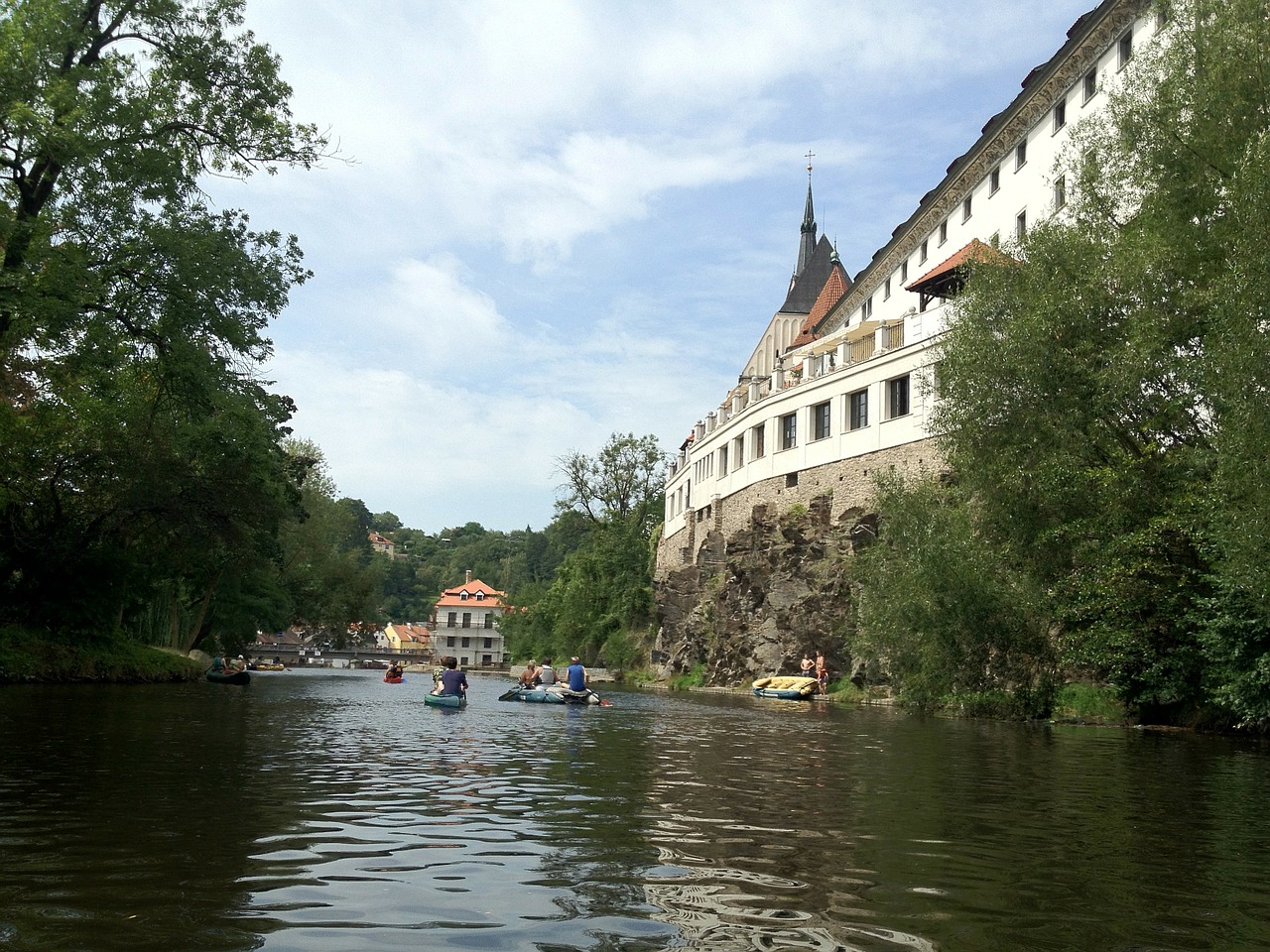 czech republic river český krumlov free photo