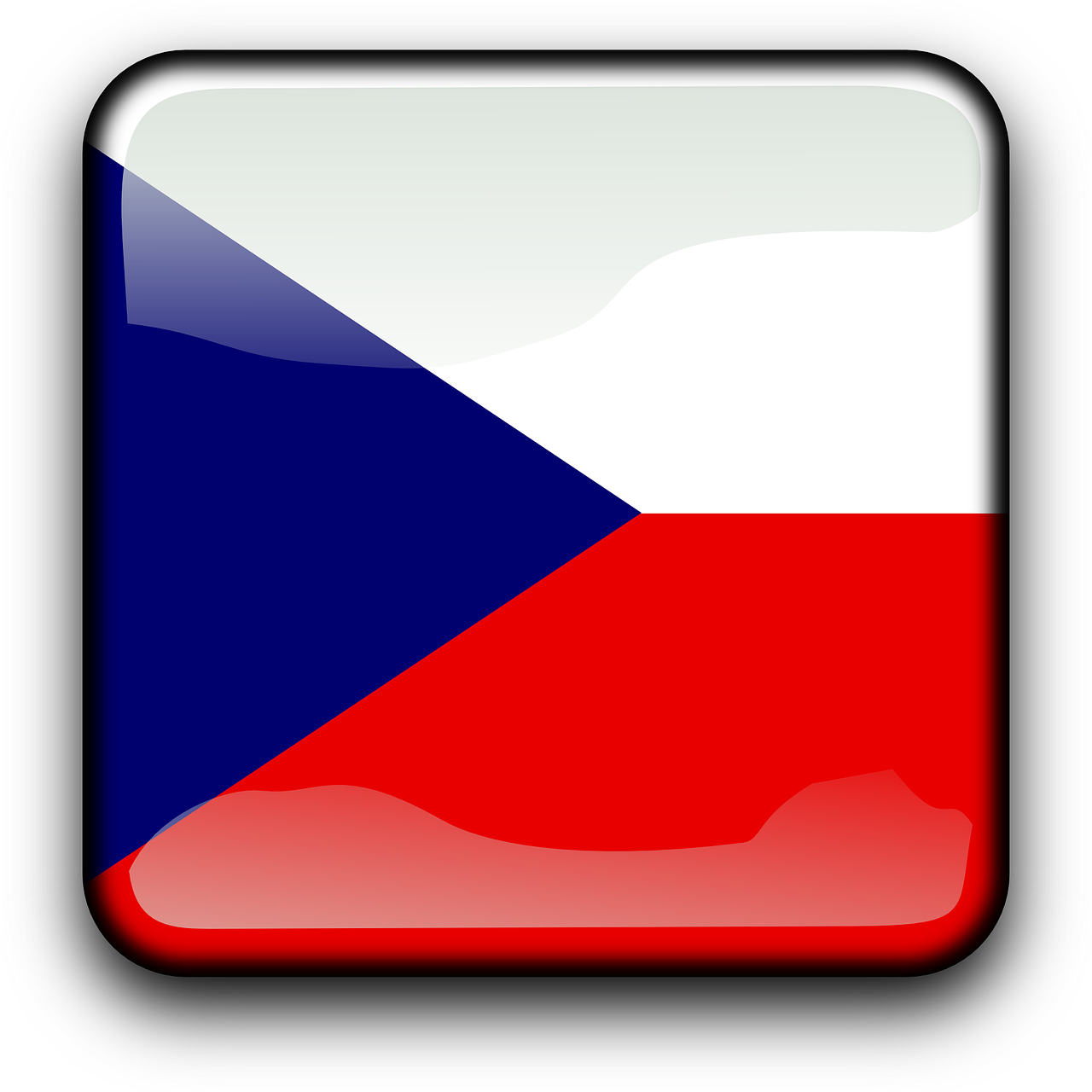 czech republic flag country free photo