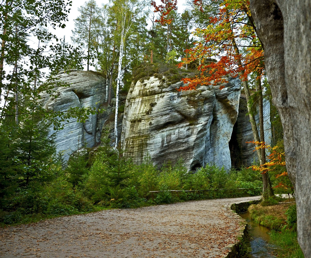 czech republic andrspach rock city free photo