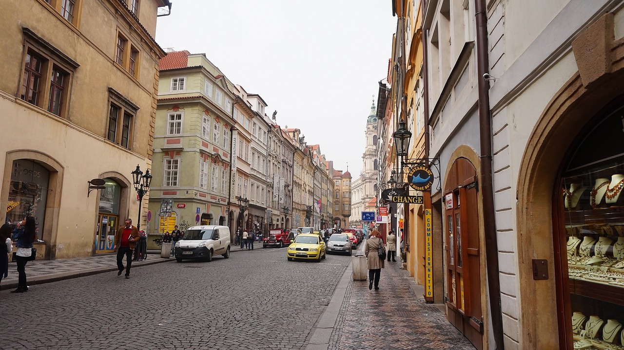 czech republic prague street free photo