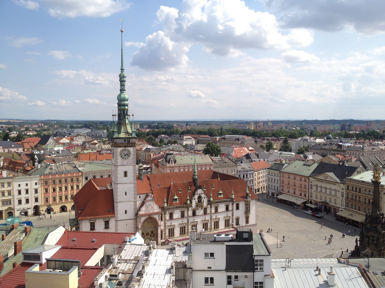 czech republic city the town hall free photo