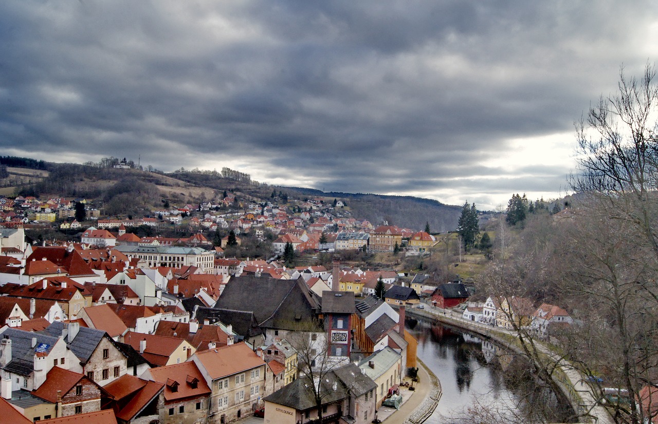 czech republic country clouds free photo