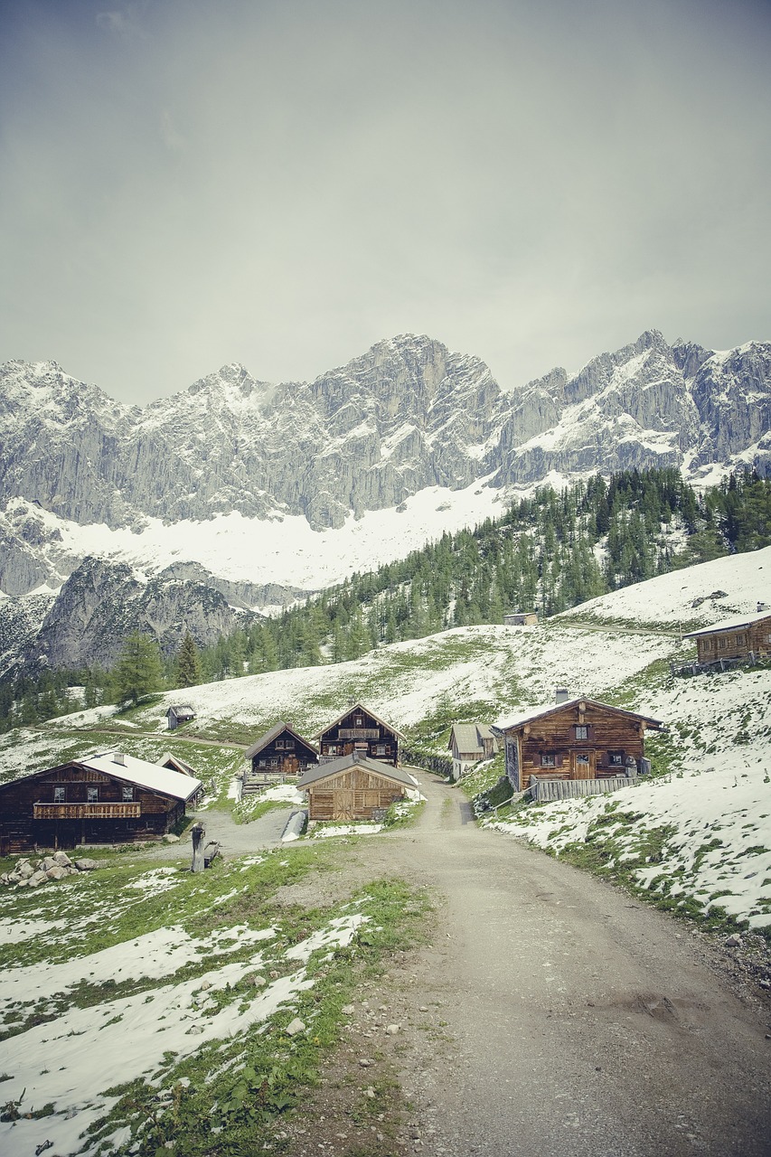dachstein mountains alpine free photo