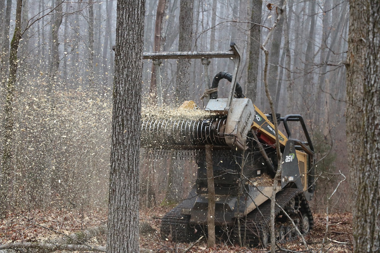 daf forestry industrial shredder brush cutters free photo