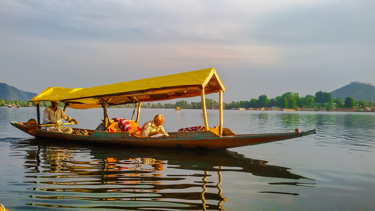 dal  lake  srinagar free photo