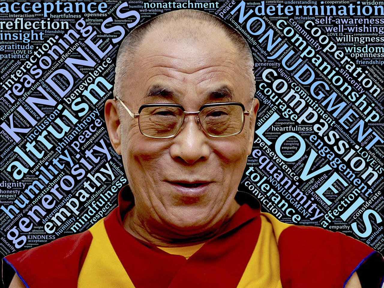 dalai lama holiness love free photo