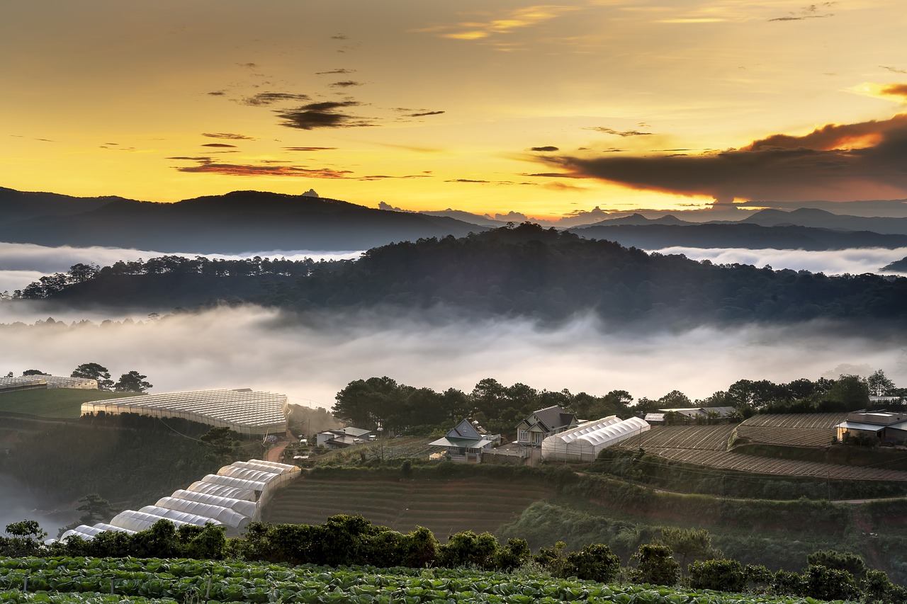 dalat  nice  clouds free photo